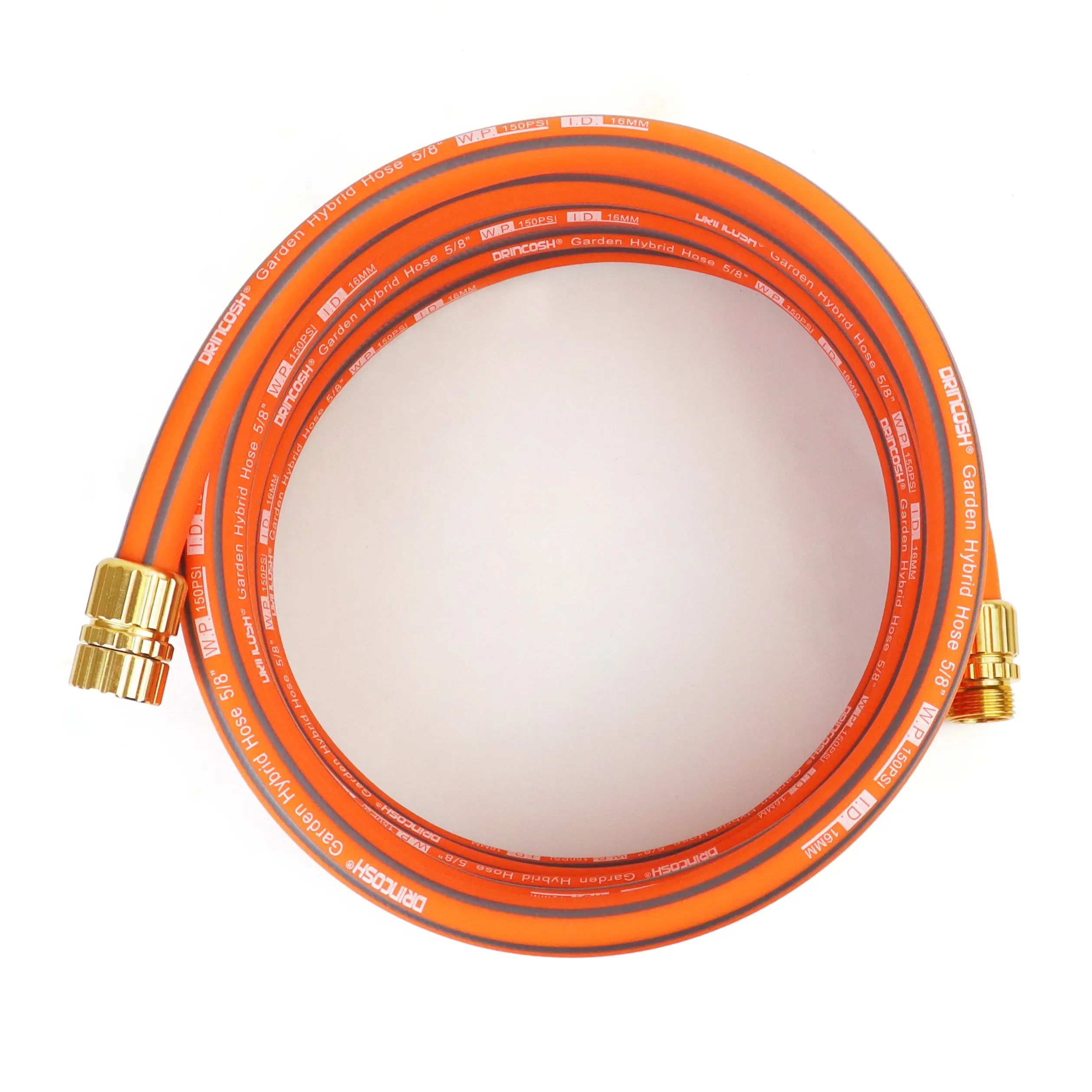 DRINCOSH 15ft 5/8” Heavy-Duty Hose – 600 PSI Burst Pressure with 4-Layer Armor Construction