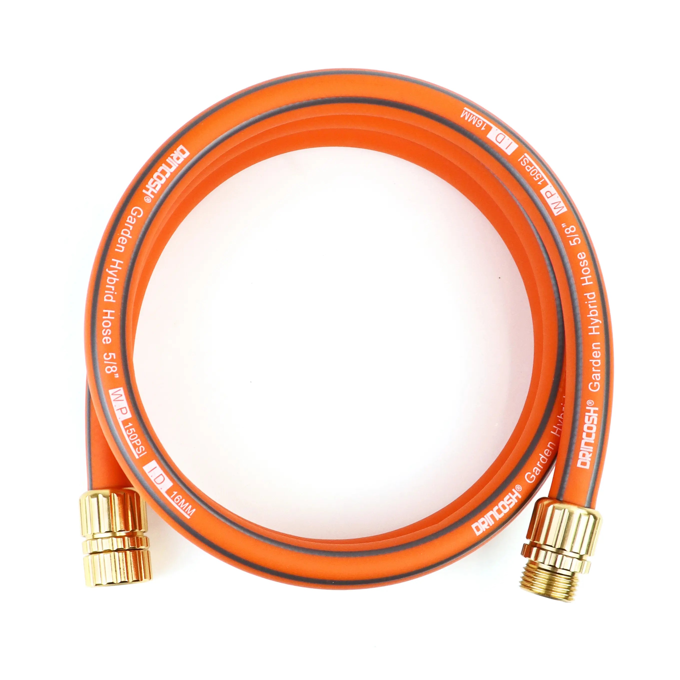 DRINCOSH 6ft 5/8” Heavy-Duty Hose – 600 PSI Burst Pressure with 4-Layer Armor Construction