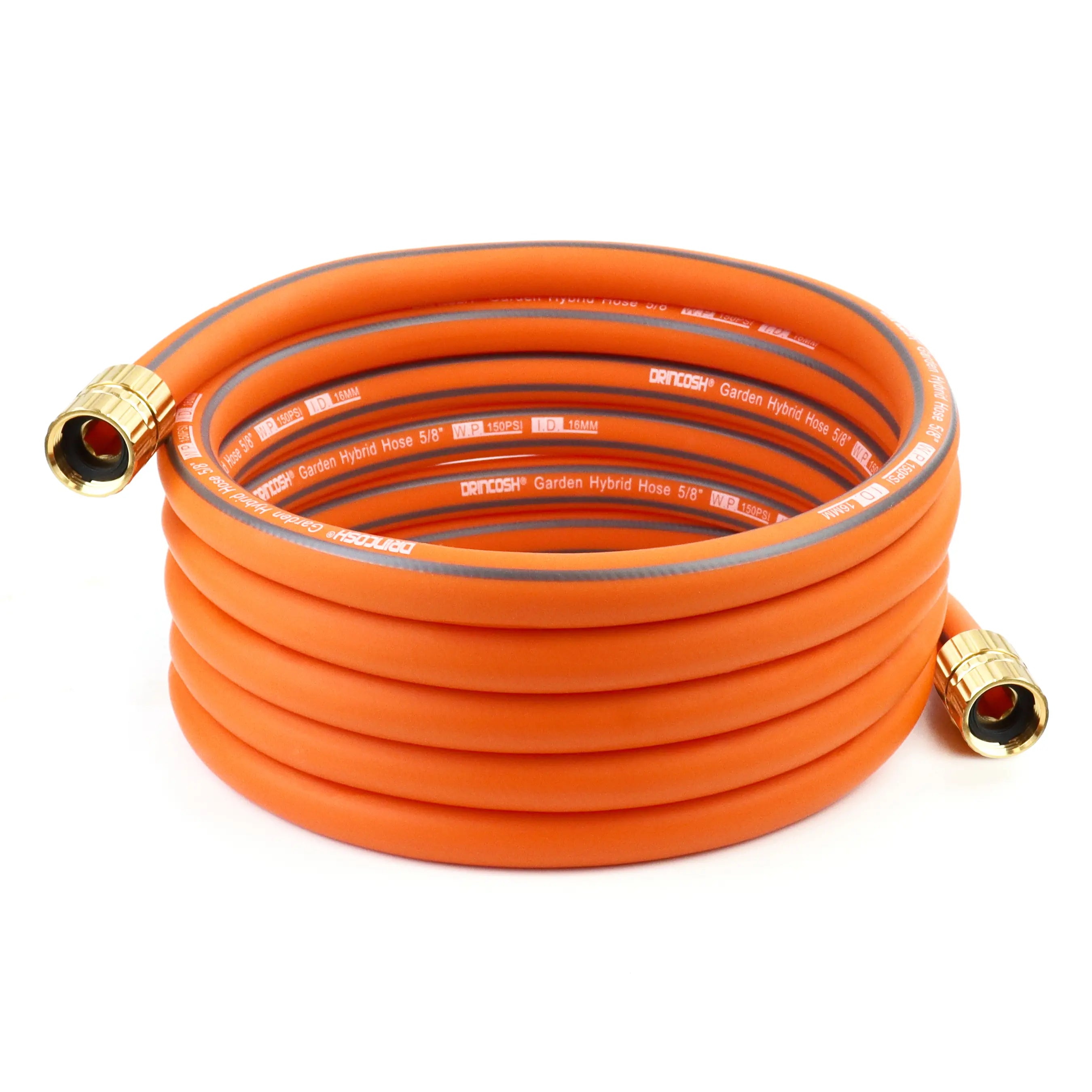 DRINCOSH Compact 15ft Hose – Heavy-Duty Coil for Workshop/Pressure Washer Storage