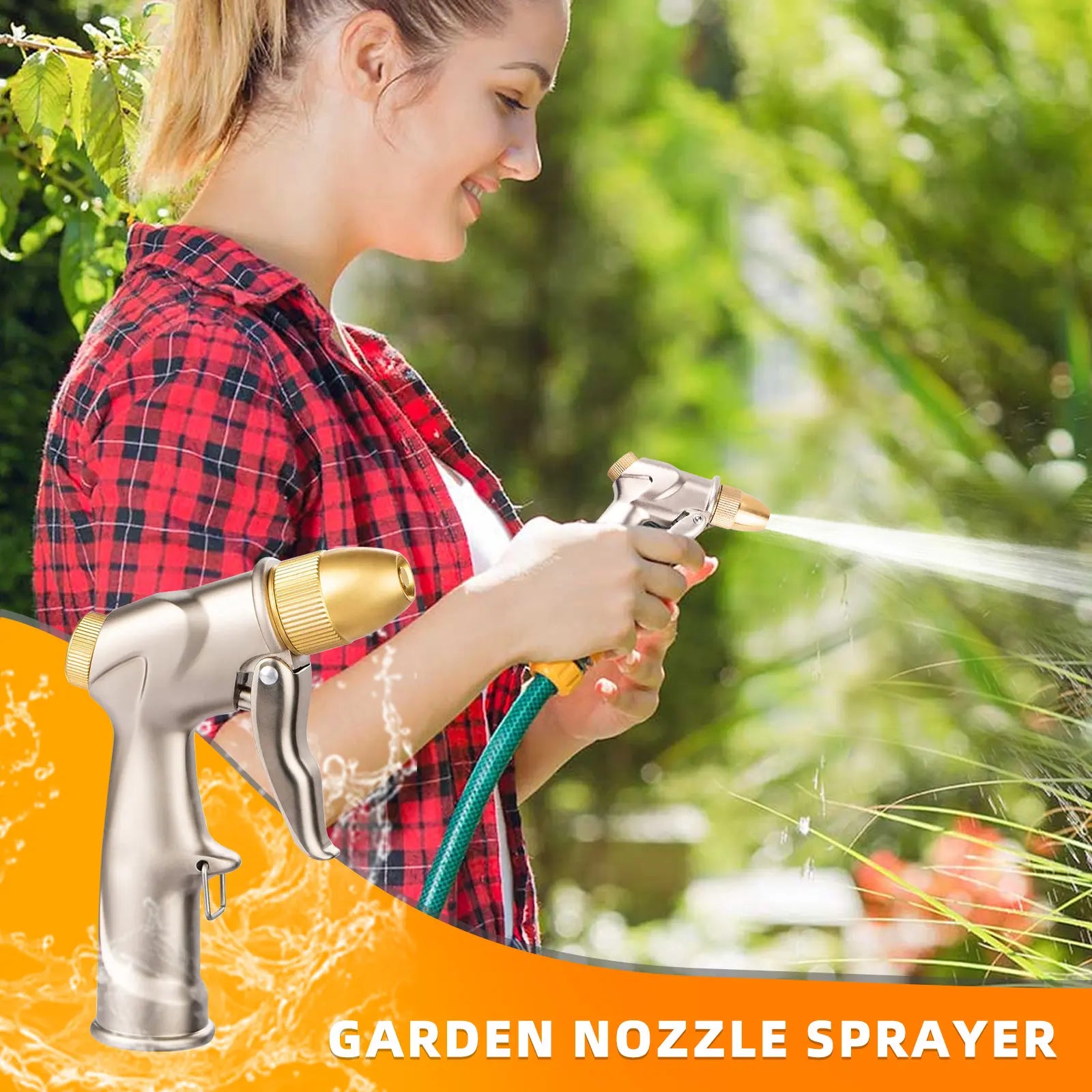 DRINCOSH Professional Hose Nozzle | 3-Year Warranty Backed