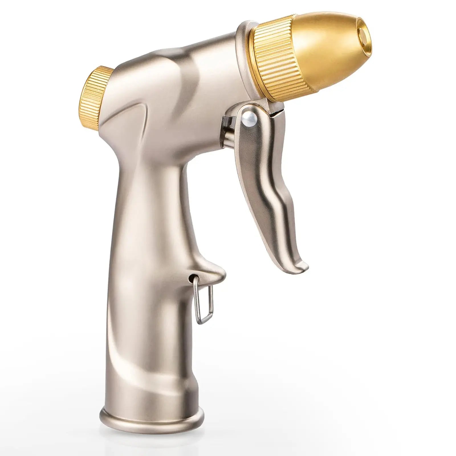metal garden hose spray nozzle DRINCOSH 4-Spray Metal Hose Nozzle